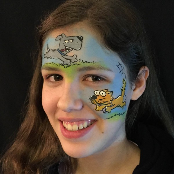 Facepainting by Athena Zhe  Face painting, Girl face painting, Face  painting designs