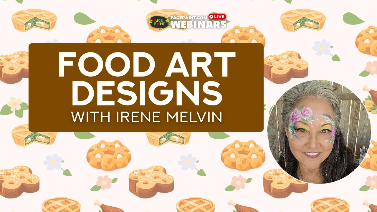 Food Art Face Painting Designs with Irene Melvin