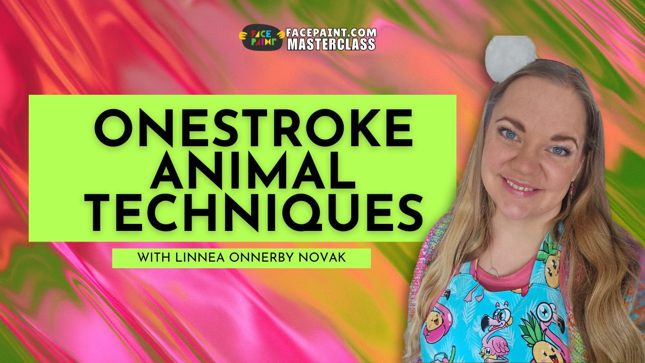 One Stroke Animal Face Painting Techniques with Linnéa Önnerby Novak Masterclass