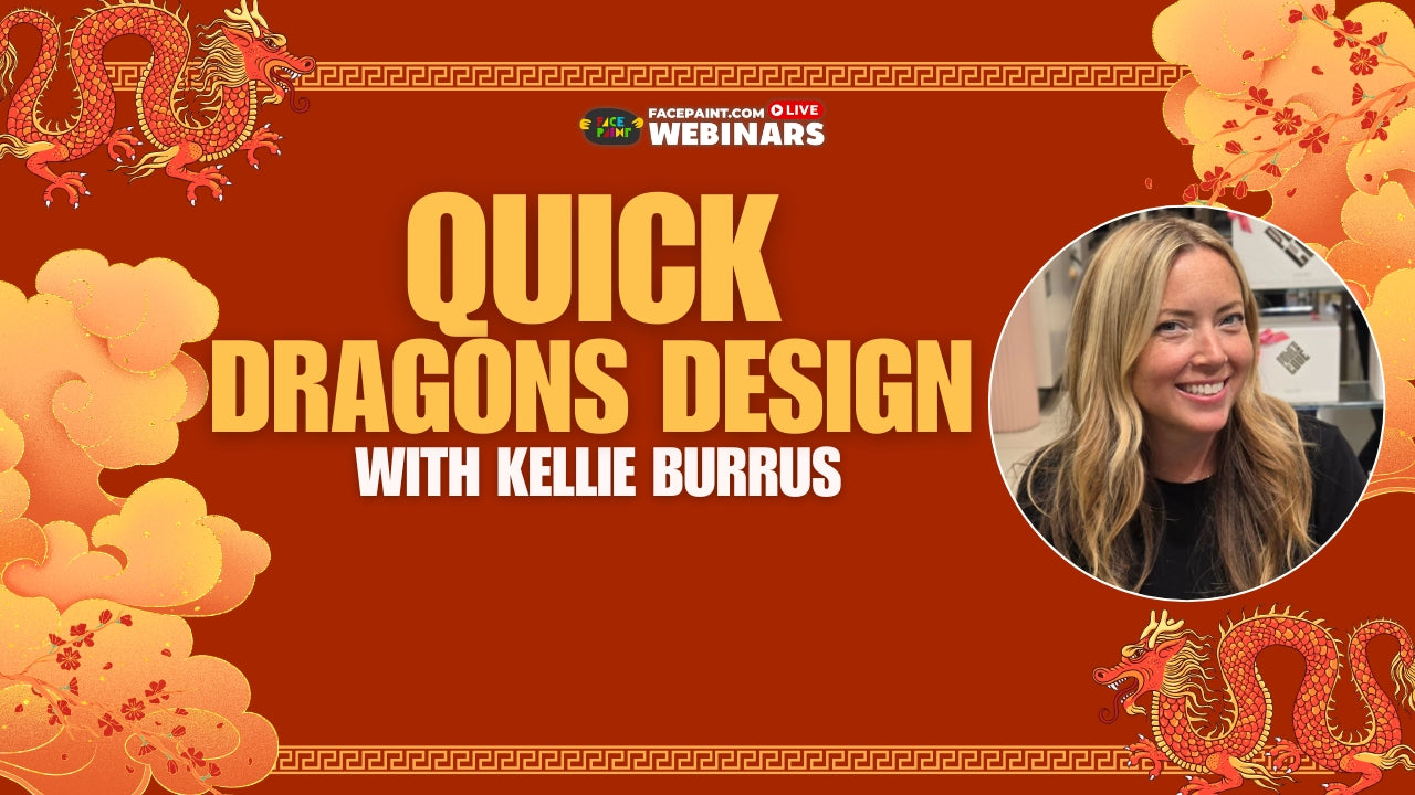 Dragon Face Paint Designs Made Easy with Kellie Burrus
