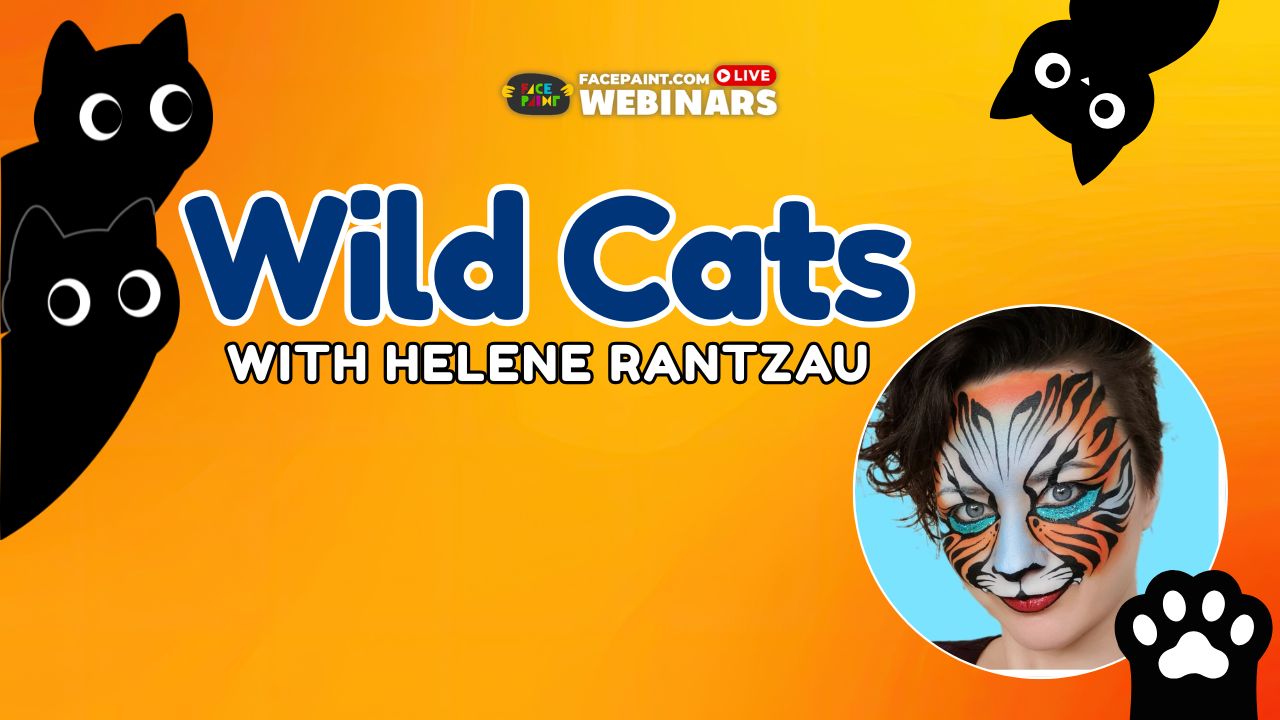 Fast Wildcat Face Painting Designs Webinar with Helene Rantzau