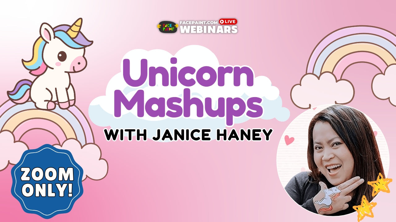 Unicorn Mashup Face Painting Designs with Janice Haney Webinar