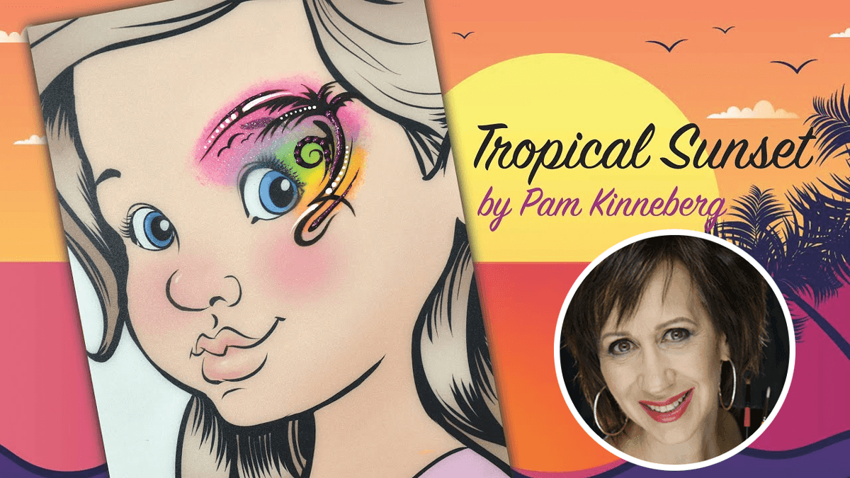 Tropical Sunset by Pam Kinneberg