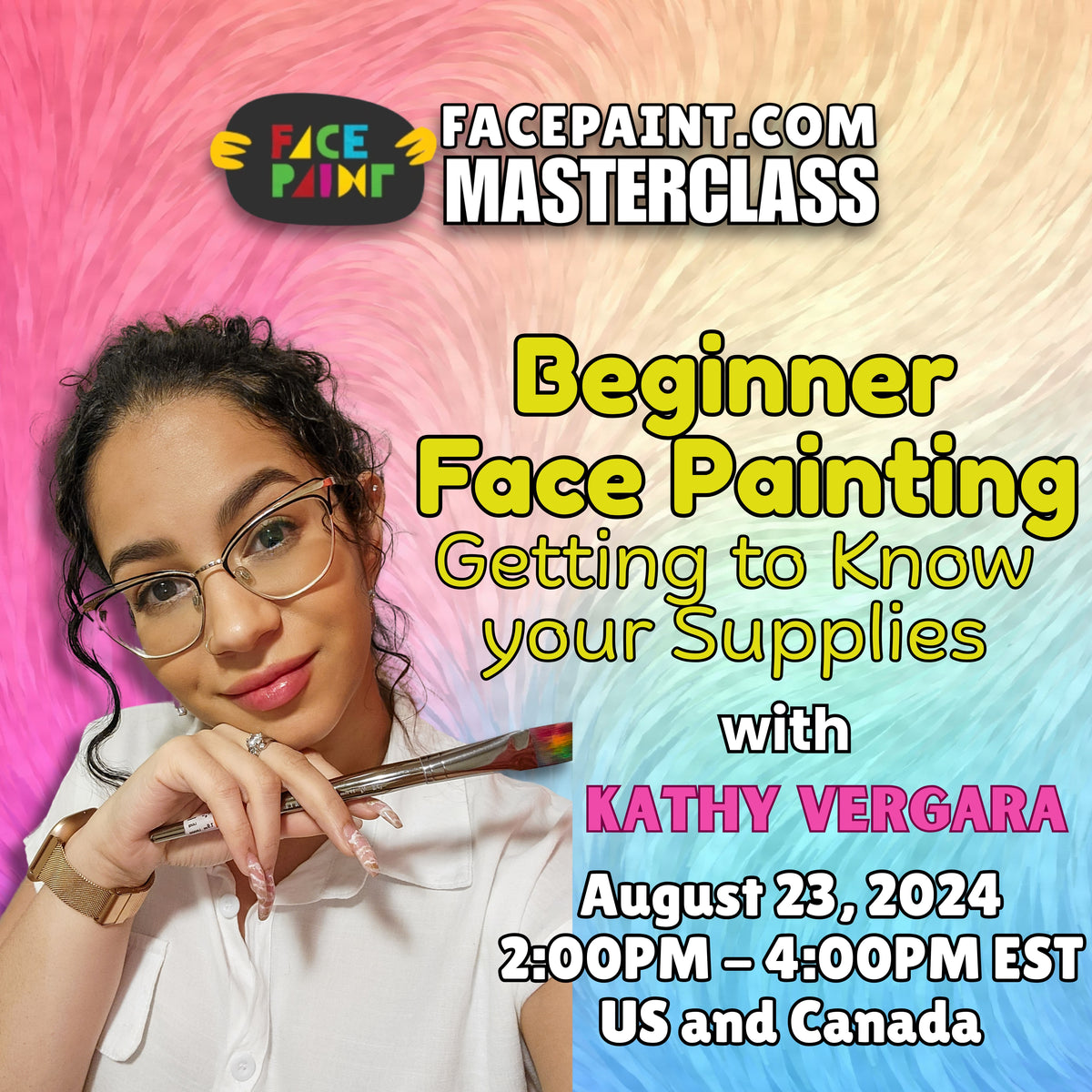 Beginner Face Painting Course Webinar: Getting To Know Your Supplies