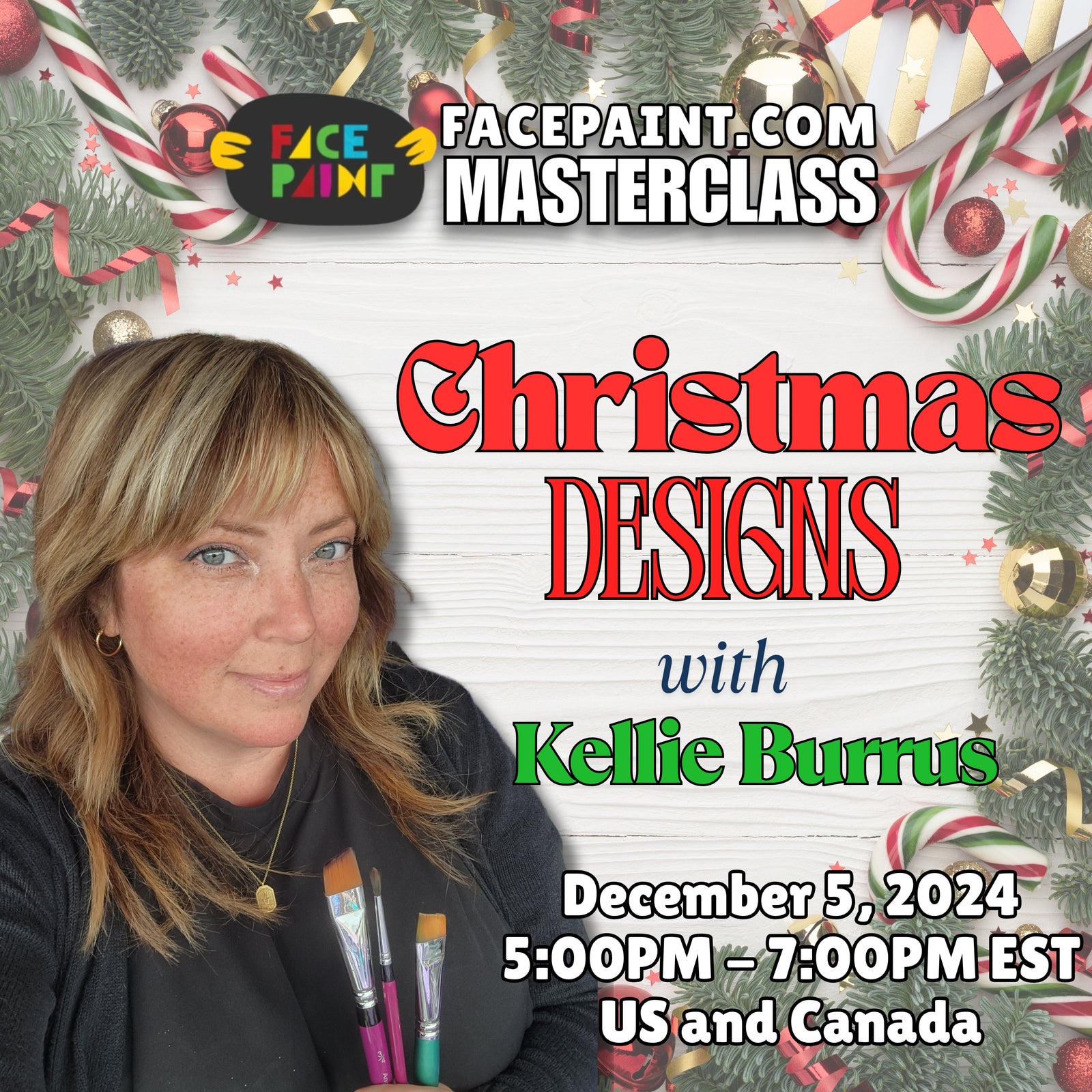 Kellie Burrus (Christmas Designs) Masterclass
