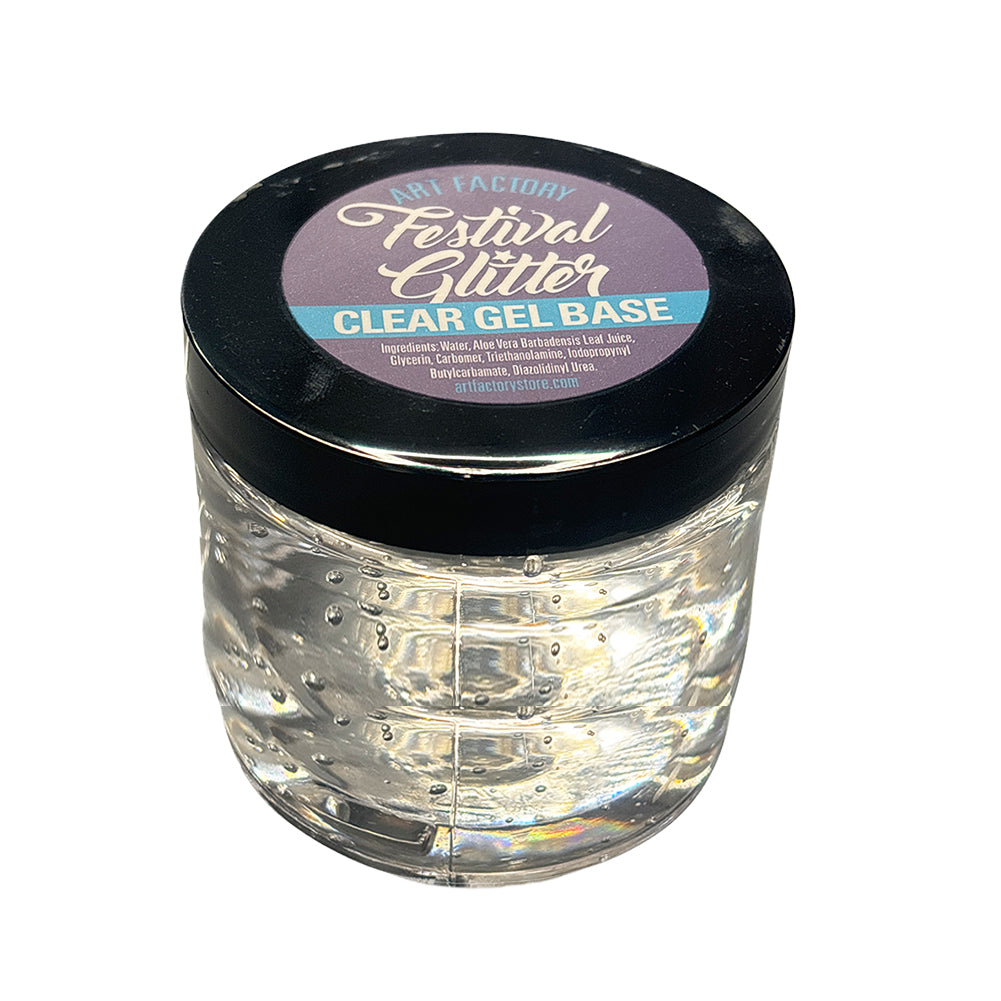 Art Factory Festival Glitter Clear Gel Base