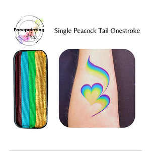 Face Painting Hub - Single Peakcock Tail