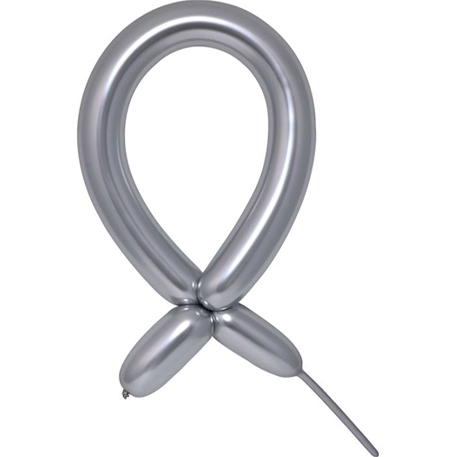 Elitex 260 Twisting Balloons - Superglow Silver (50/bag)