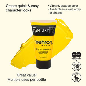 Mehron Fantasy FX Face Paint Tubes - Yellow Y (1 oz)