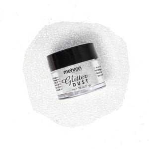 Mehron Glitter Dust - Opalescent White W (0.25 oz/7 gm)