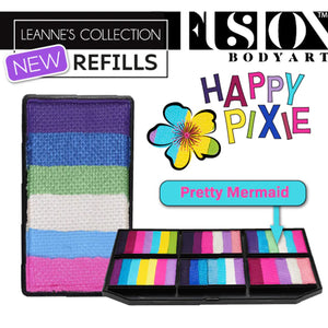 Fusion Body Art Leanne's Happy Pixie Petal Palette Refill - Pretty Mermaid (25 gm)