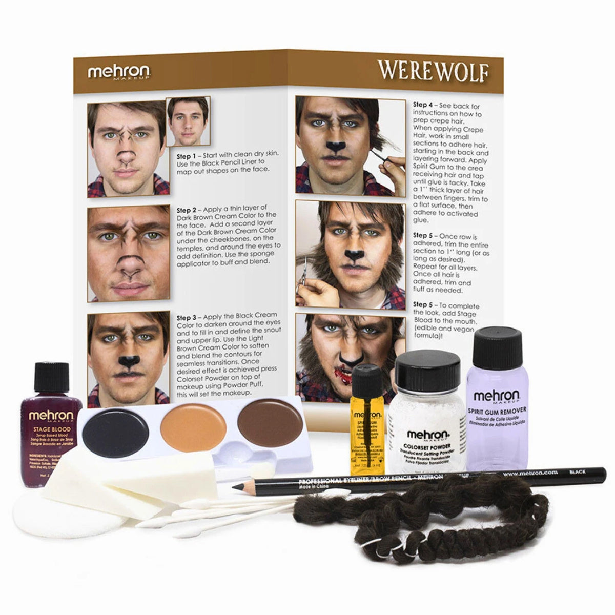 Mehron Premium Werewolf Character Kit
