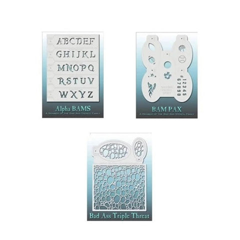 Bad Ass Copy Cat Build Your Own Stencil Set (Pick 3+ Styles)