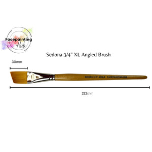 Facepainting Hub Angle Brush - Sedona XL (3/4")