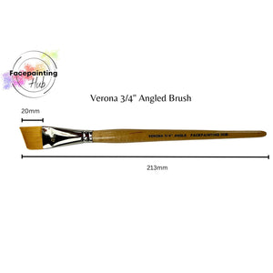 Facepainting Hub Angle Brush Brush - Verona (3/4")