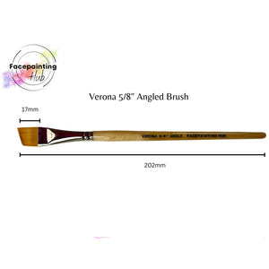 Facepainting Hub Angle Brush Brush - Verona (5/8")