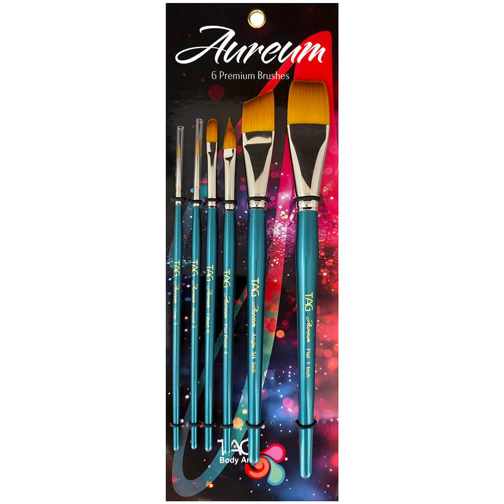 TAG Brush Set - Premium Aureum 6 Set
