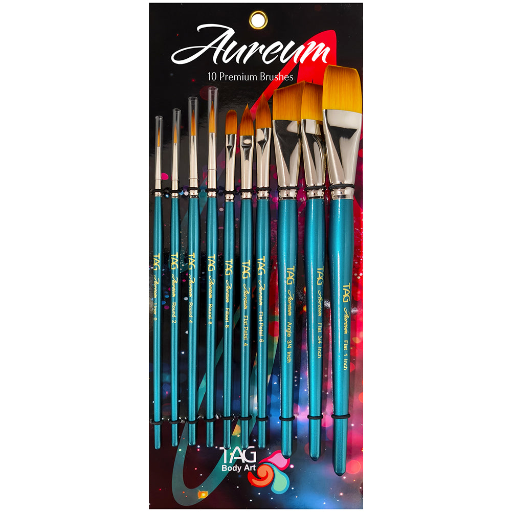 TAG Brush Set - Premium Aureum 10 Set