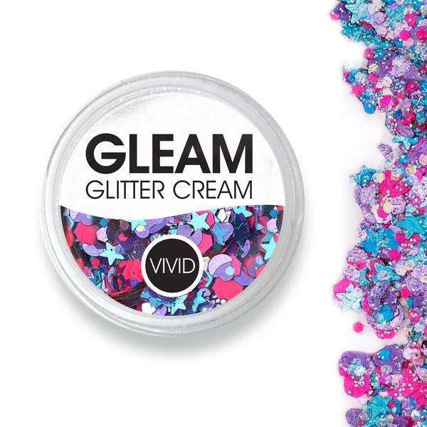 VIVID Gleam Chunky Glitter Cream - Blazin Unicorn