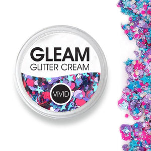 VIVID Gleam Chunky Glitter Cream - Blazin Unicorn