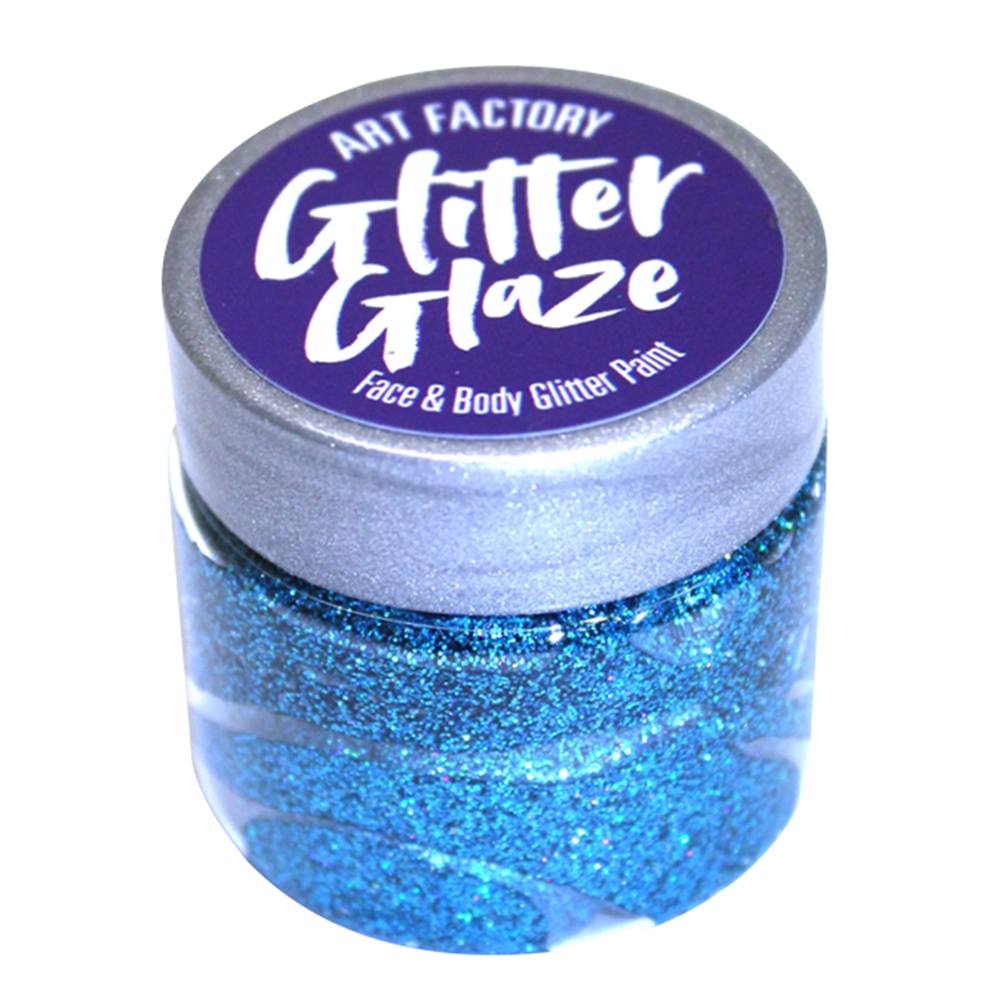 Art Factory Glitter Glaze -  Blue (1 oz)