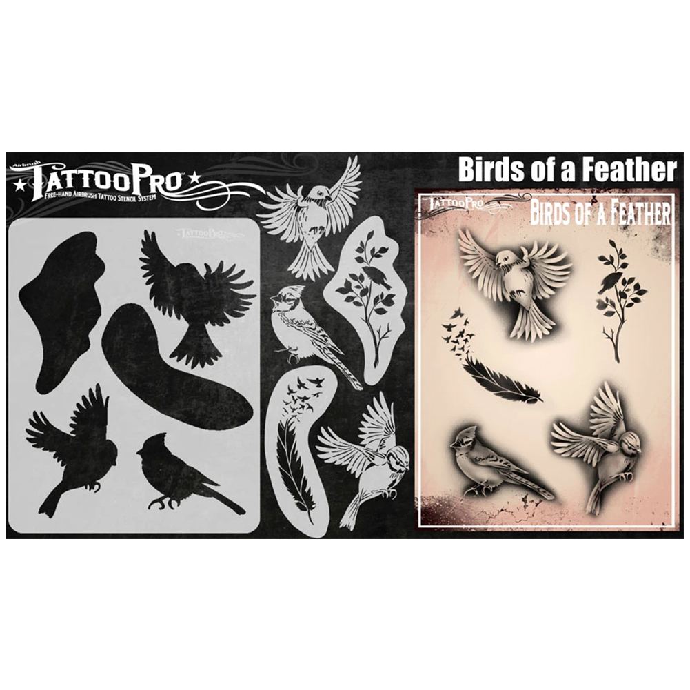 Tattoo Pro Stencils - Birds of a Feather