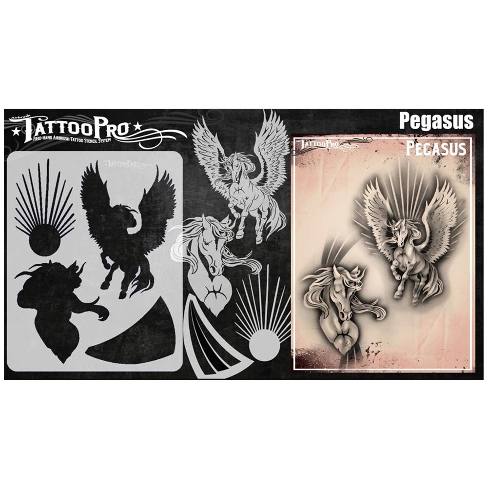 Tattoo Pro Stencils - Pegasus