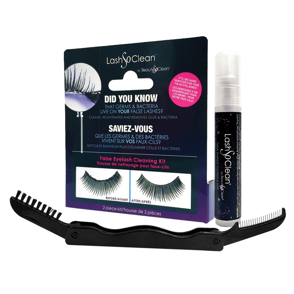 Beautysoclean LashSoClean False Eyelash Sanitizer Kit (8 ml w/ Tool)