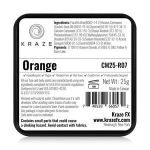 Kraze FX Face Paint - Orange (25 gm)