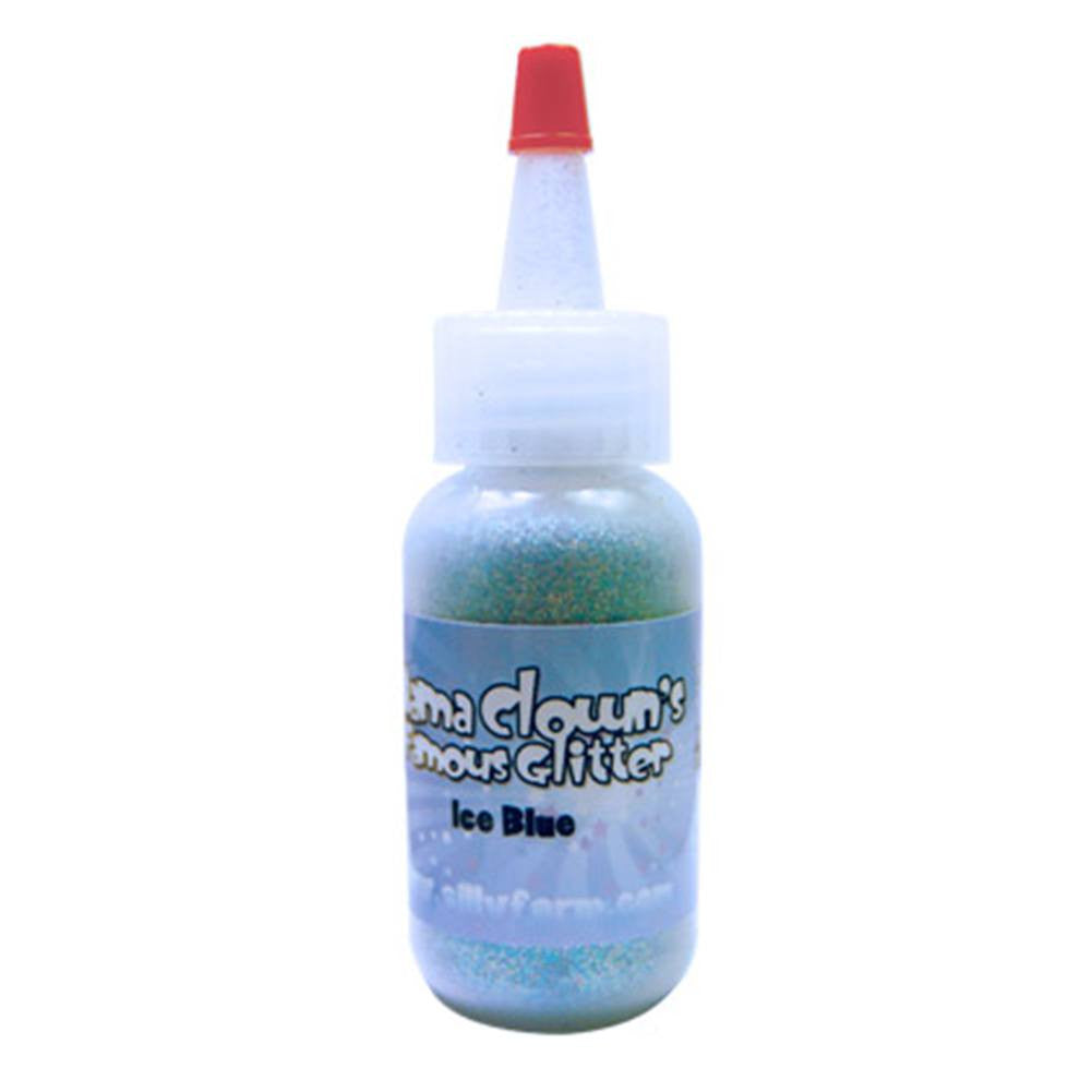 Mama Clown Iridescent Poofable Glitter - Ice Blue (1 oz/28 gm)