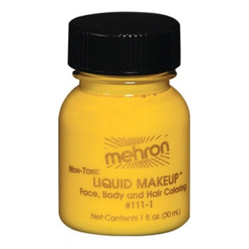 Mehron Liquid Face Paints - Yellow Y