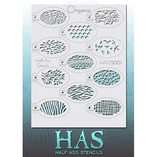 Half Ass Stencils (Organic - HAS5001)