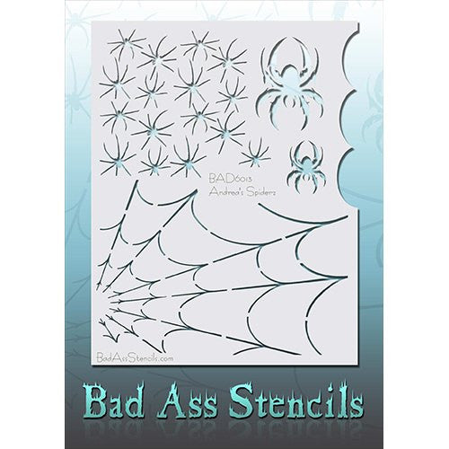 Bad Ass Full Size Stencils - Spiderz - BAD6013