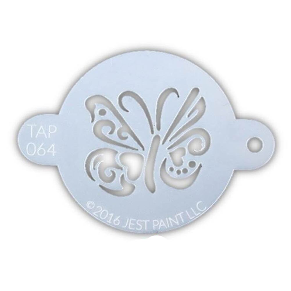 TAP Face Painting Stencil - Ornate Butterfly (064)