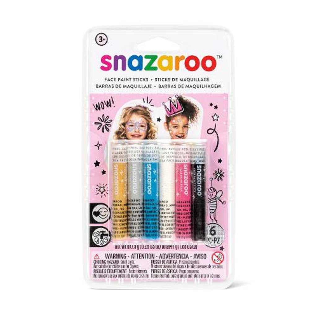 Snazaroo Girl&#39;s Face Painting Crayons (6 Colors)