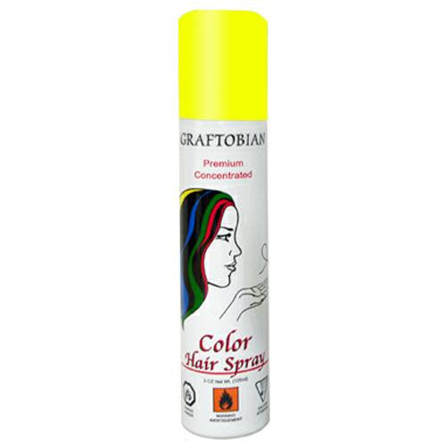 Graftobian Color Hair Spray - Fluorescent Yellow