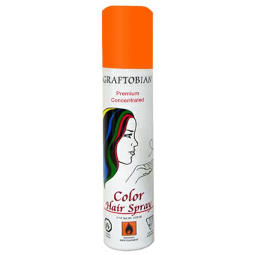 Graftobian Color Hair Spray - Fluorescent Orange