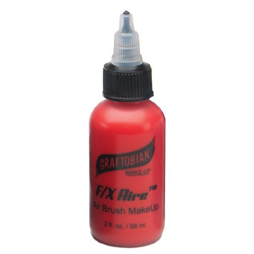 Graftobian F/X Aire Airbrush Makeup-Red (2 oz/58 ml)