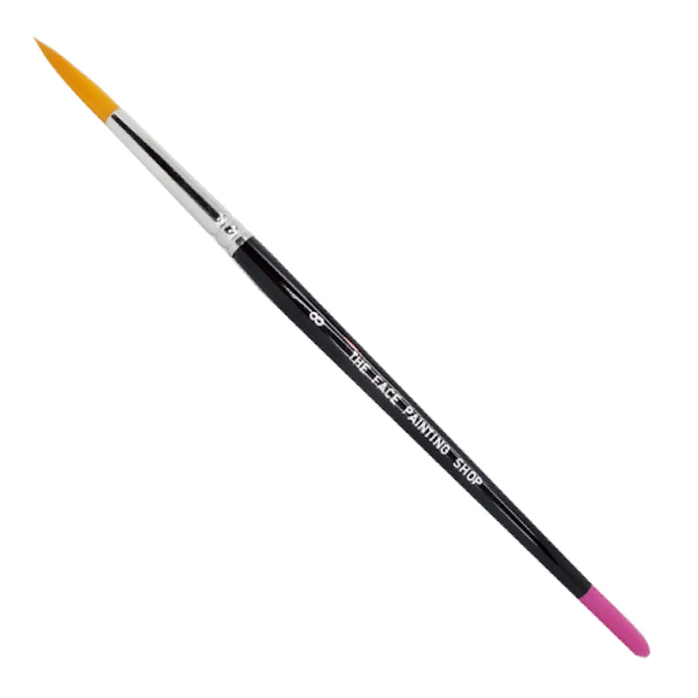 The Face Painting Shop Brush - Round #8 (1/4")