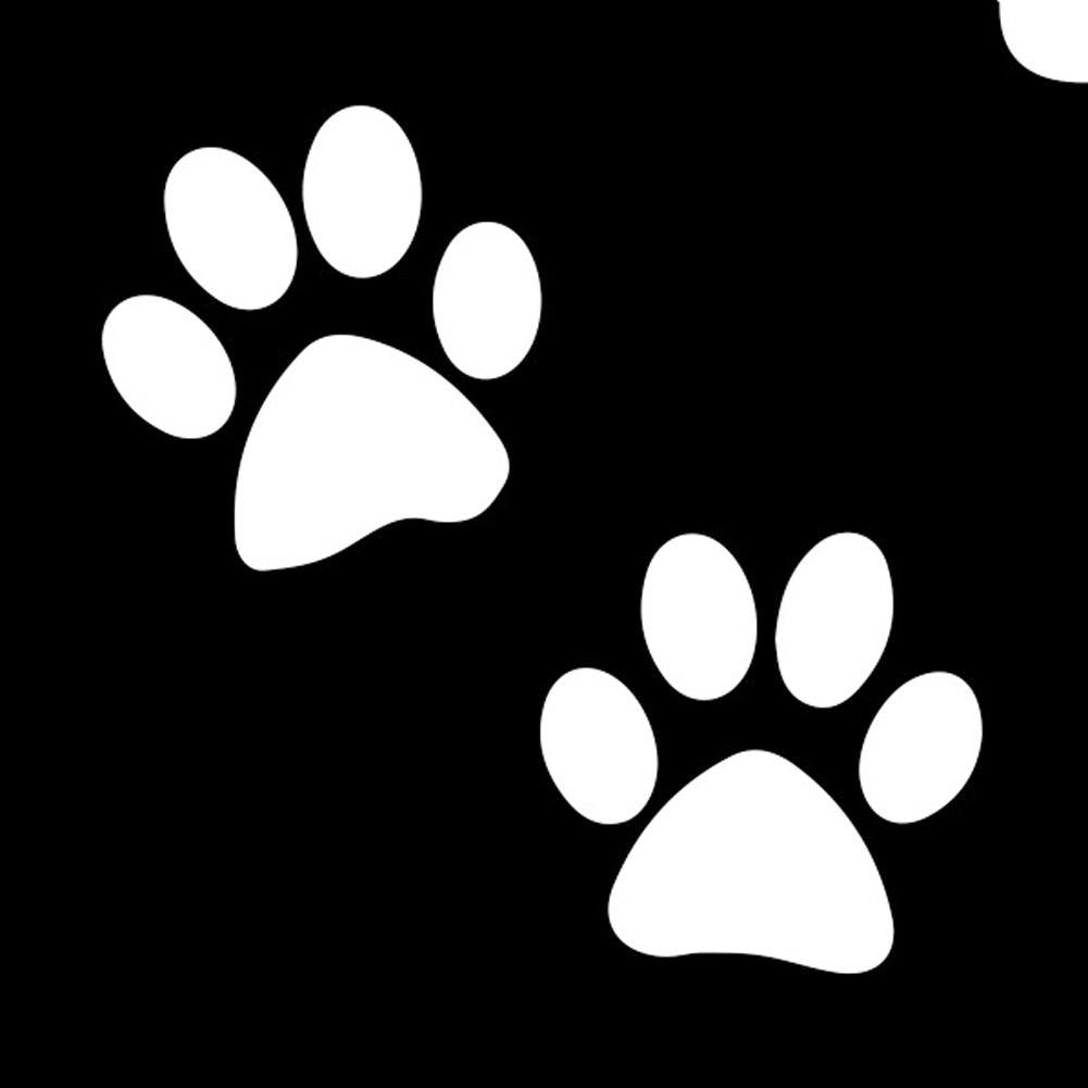 Glimmer Body Art Glitter Tattoo Stencils -Emoji Paws (5/pack)