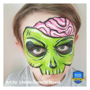 FAB Green Face Paint - Lemon Lime/Light Green 110 (45g)