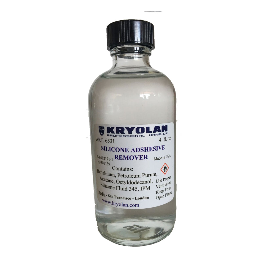 Kryolan Silicone Adhesive Remover (4 oz / 100 ml)
