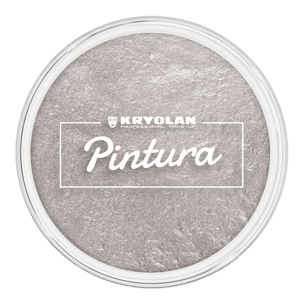 Kryolan Pintura Water Color Makeup - Silver (25 ml/0.85 oz)