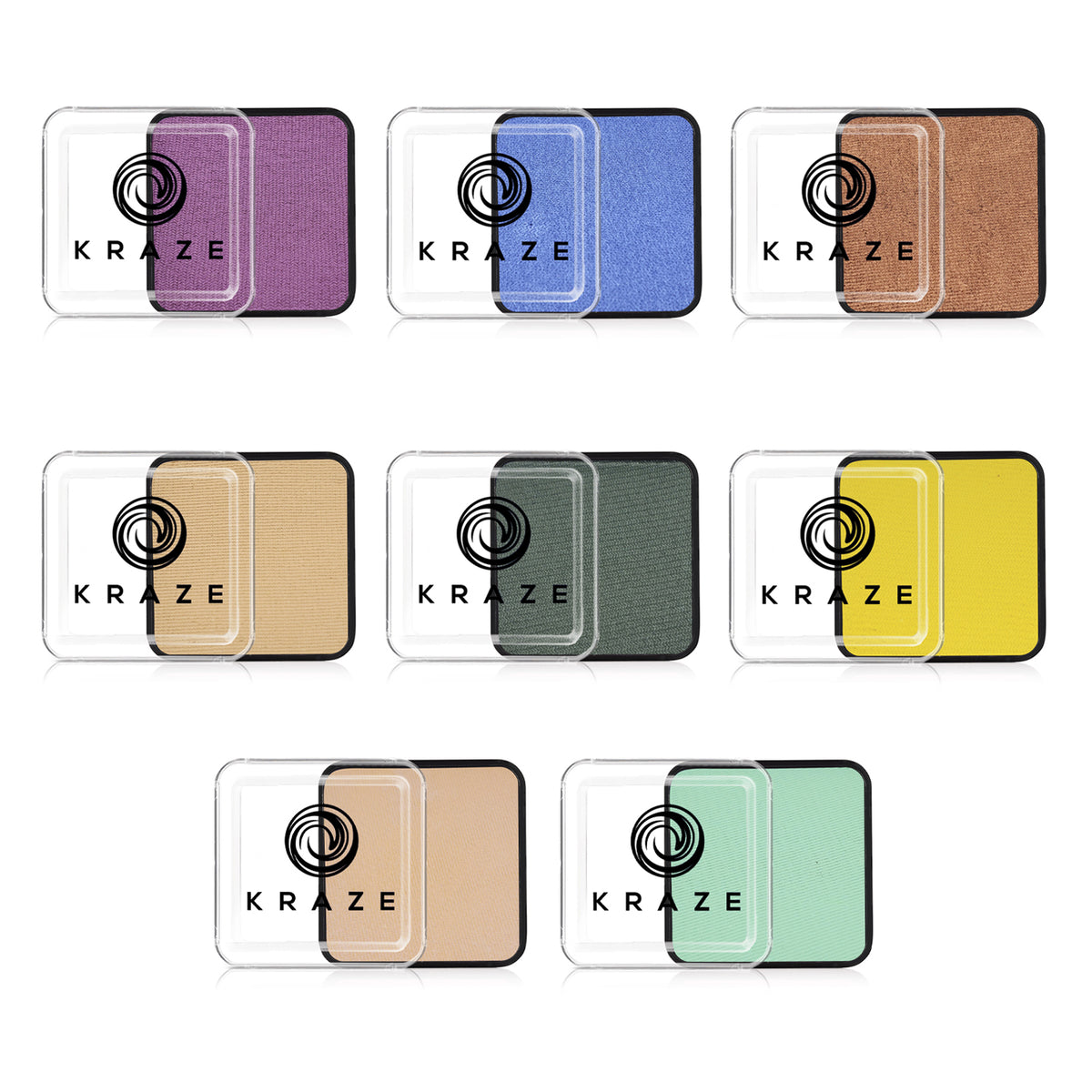 Kraze Square Face Paint Value Pack (Set of 8, 25 gm each)