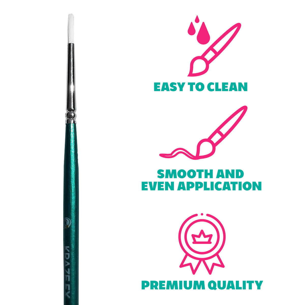 Kraze FX #2 Round Brush (1/16")