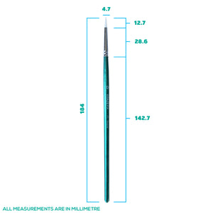 Kraze FX #3 Round Brush (1/16")