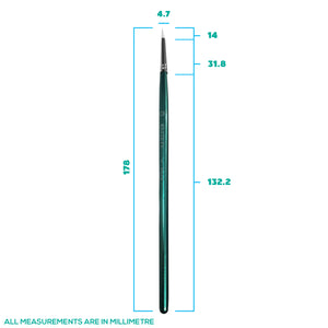 Kraze FX #4 Round Brush (1/8")