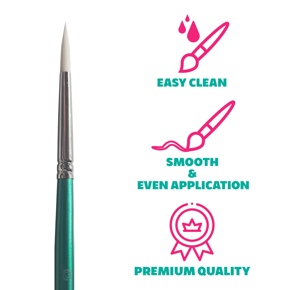Kraze FX #5 Round Brush (1/8")