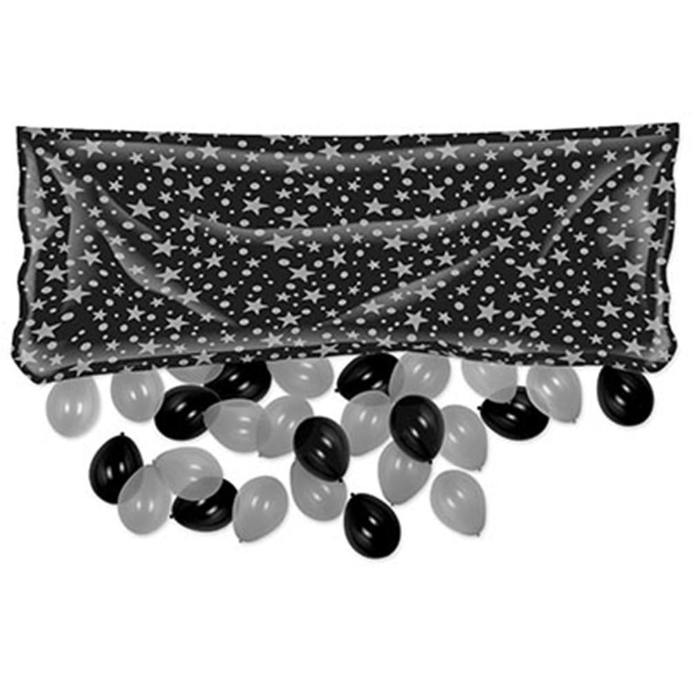 Beistle Plastic Balloon Drop Bag - 3' x 6' 8" (Choice of 2 Styles)