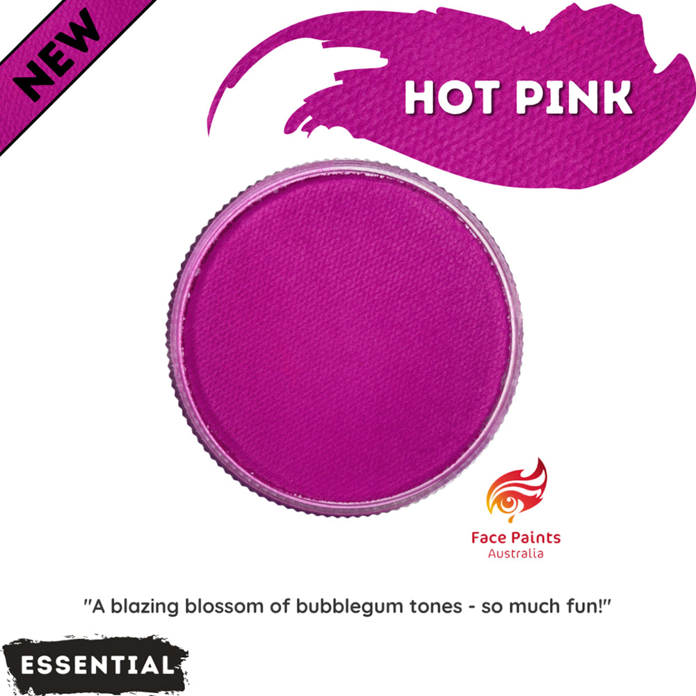 Face Paints Australia Face & Body Paint - Essential Hot Pink (30g)